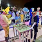candid photo of people in costume