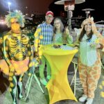 group of people in costume
